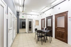 GRODNO, BELARUS - JANUARY, 2019: panorama view in interior of modern shop of doors and door hardware for loft apartments royalty free stock photo GRODNO, BELARUS - JANUARY, 2019: panorama view in interior of modern shop of doors and door hardware for loft apartments royalty free stock photo