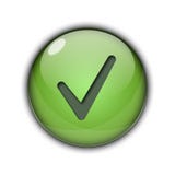 Groen Tick Like Button vector illustratie Groen Tick Like Button vector illustratie