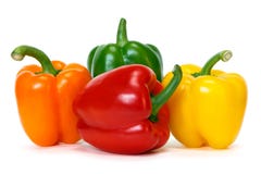 Groene paprika's Groene paprika's