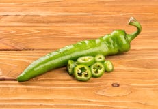 Groene Spaanse peperpeper Royalty-vrije Stock Foto Groene Spaanse peperpeper Royalty-vrije Stock Foto