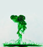 Groene Vloeibare Explosie Stock Fotografie Groene Vloeibare Explosie Stock Fotografie