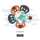 Groepswerk en team de bouwconcept vector illustratie Groepswerk en team de bouwconcept vector illustratie