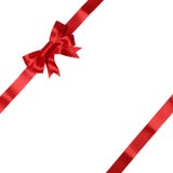 Groetkaart op gift met boog voor giften op Kerstmis of Valenti royalty-vrije stock foto Groetkaart op gift met boog voor giften op Kerstmis of Valenti royalty-vrije stock foto