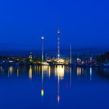 Grona Лунд на ноче стоковое изображение rf Grona Лунд на ноче стоковое изображение rf
