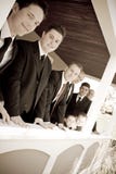 Groomsmen della festa nuziale Fotografia Stock Groomsmen della festa nuziale Fotografia Stock