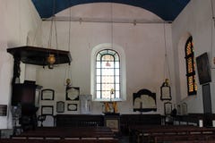 Grooten Kerk eller holländsk omdanad kyrka inom det Galle fortet arkivbild Grooten Kerk eller holländsk omdanad kyrka inom det Galle fortet arkivbild