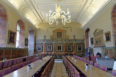 Grote Zaal, de Kerkuniversiteit van Christus, Oxford royalty-vrije stock afbeelding Grote Zaal, de Kerkuniversiteit van Christus, Oxford royalty-vrije stock afbeelding