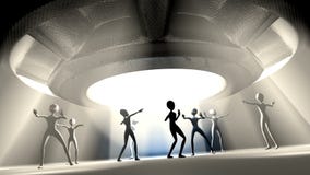 Group of Alien dancing