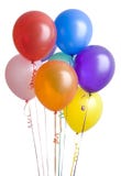 Group of Ballons on White