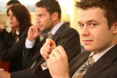 Group of business people at a Conference stock photography Group of business people at a Conference stock photography