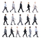 Group of Business People Walking in One Direction