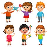 Group of happy kids cartoon vector Vector Illustration Group of happy kids cartoon vector Vector Illustration