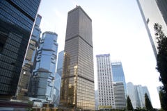 Group of modern skyscrapers in city Hongkong stock images Group of modern skyscrapers in city Hongkong stock images