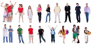 Group Of Different People Stock Images