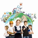 Group Of Kids Stock Photography