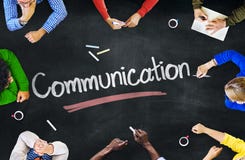 Group of People with Communication Concepts