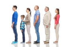 Group of people from side royalty free stock photos Group of people from side royalty free stock photos