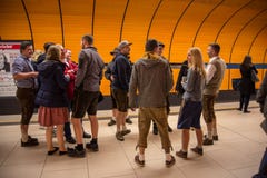 Group of people in typical bavarian clothing Stock Photos Group of people in typical bavarian clothing Stock Photos