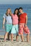 group teenagers beach t shirts