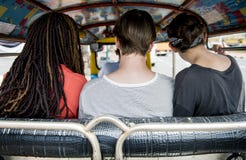 Group of tourists enjoy tuk tuk native taxi drive royalty free stock photo Group of tourists enjoy tuk tuk native taxi drive royalty free stock photo