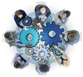 Groupe de personnes multi-ethnique avec le symbole de vitesse Image stock Groupe de personnes multi-ethnique avec le symbole de vitesse Image stock