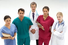 Groupe de professionnels médicaux images libres de droits Groupe de professionnels médicaux images libres de droits