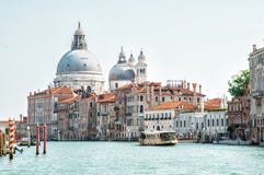 Großartiger Kanal, Venedig, Italien Basilika des Santa Maria della Grußes stockfoto Großartiger Kanal, Venedig, Italien Basilika des Santa Maria della Grußes stockfoto