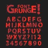 Grunge Alphabet royalty free illustration Grunge Alphabet royalty free illustration