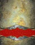Grunge background with red plate. Template for design. copy space for ad brochure or announcement invitation, abstract background. Grunge background with red Royalty Free Illustration Grunge background with red plate. Template for design. copy space for ad brochure or announcement invitation, abstract background. Grunge background with red Royalty Free Illustration