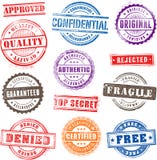Grunge Commercial Stamps Stock Photo Grunge Commercial Stamps Stock Photo