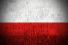 Grunge Flag Of Poland Royalty Free Stock Photo