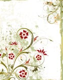 Grunge Floral Background Royalty Free Stock Image