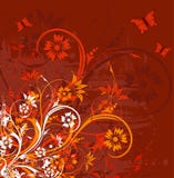 Grunge Floral Background Stock Images Grunge Floral Background Stock Images