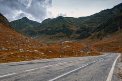 Grunge Mountain Road In Autumn Stock Photography Grunge Mountain Road In Autumn Stock Photography