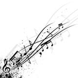 Grunge Music Notes Royalty Free Stock Images