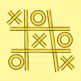 Grunge retro tic tac toe background Stock Image Grunge retro tic tac toe background Stock Image
