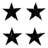Grunge Star Background Textures Set Royalty Free Stock Images