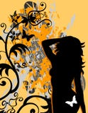 grunge бабочек женское сексуальное бесплатная иллюстрация grunge бабочек женское сексуальное бесплатная иллюстрация