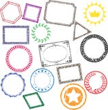 Grunged stamps stock illustration Grunged stamps stock illustration