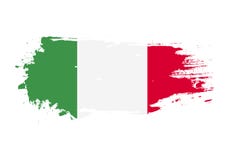 Grungekwaststreek met de nationale vlag van Italië Waterverf het schilderen vlag Symbool, affiche, banner Vector die op wit wordt stock illustratie Grungekwaststreek met de nationale vlag van Italië Waterverf het schilderen vlag Symbool, affiche, banner Vector die op wit wordt stock illustratie