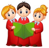 Grupa dzieci chórowi ilustracja wektor Grupa dzieci chórowi ilustracja wektor
