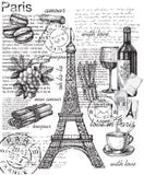 Grupo de france ilustração stock Grupo de france ilustração stock