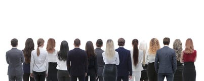 Grupo trasero de la visión de hombres de negocios Visión trasera Aislado sobre el fondo blanco Imágenes de archivo libres de regalías Grupo trasero de la visión de hombres de negocios Visión trasera Aislado sobre el fondo blanco Imágenes de archivo libres de regalías