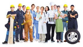 Gruppe Arbeitskraftleute Lizenzfreie Stockbilder Gruppe Arbeitskraftleute Lizenzfreie Stockbilder