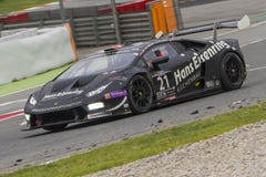 Gruppo del Motorsport di Sportec Lamborghini Huracan 24 ore di Barcellona immagini stock libere da diritti Gruppo del Motorsport di Sportec Lamborghini Huracan 24 ore di Barcellona immagini stock libere da diritti