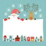 Gruß-Weihnachts- und des neuen Jahresauto vektor abbildung Gruß-Weihnachts- und des neuen Jahresauto vektor abbildung