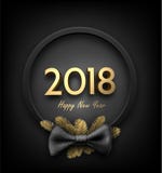 Grå färger 2018 bakgrund för lyckligt nytt år Royaltyfria Bilder Grå färger 2018 bakgrund för lyckligt nytt år Royaltyfria Bilder