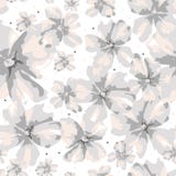 Gråa och rosa blommor för abstrakt olikt format på vit bakgrund royaltyfri illustrationer Gråa och rosa blommor för abstrakt olikt format på vit bakgrund royaltyfri illustrationer