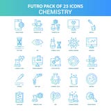 25 grön och blå packe för Futuro kemisymbol royaltyfri illustrationer 25 grön och blå packe för Futuro kemisymbol royaltyfri illustrationer