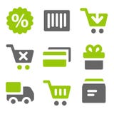 gröna gråa symboler line shoppingheltäckanderengöringsduk vektor illustrationer gröna gråa symboler line shoppingheltäckanderengöringsduk vektor illustrationer